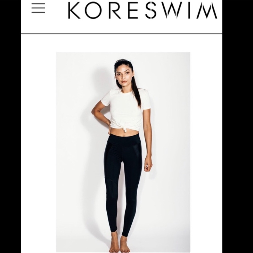 Koreswim M sport leggings in black color only